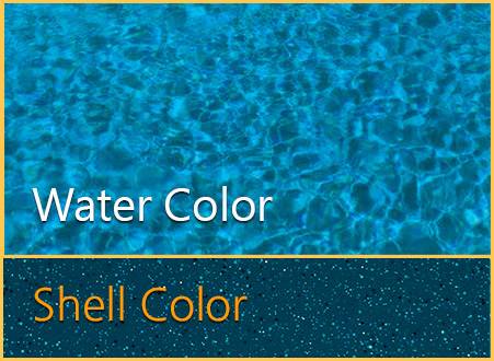 Aquamarine pool color