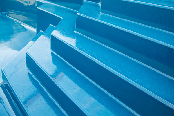 fiberglass pool staircase